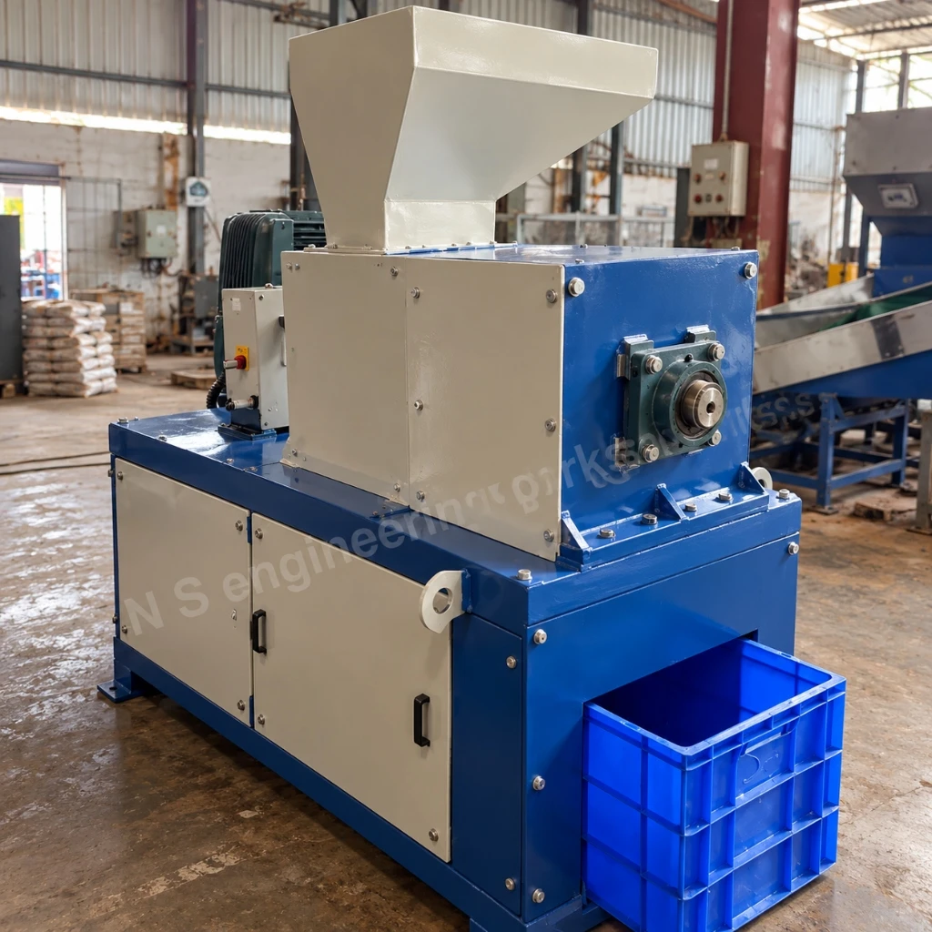 Lime Chuna Shredder Squeezer Separator Machine 500 kg/hr - N.S. Engineering Works